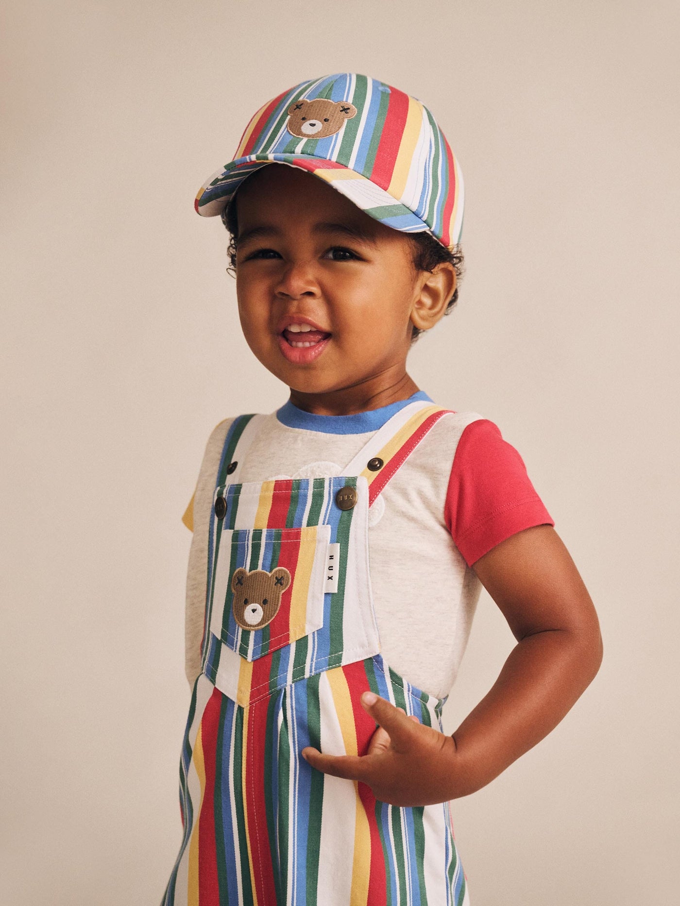 Huxbaby - Vintage Stripe Overalls - HB0047S25 Overalls Huxbaby 