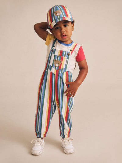 Huxbaby - Vintage Stripe Overalls - HB0047S25 Overalls Huxbaby 