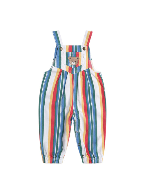 Huxbaby - Vintage Stripe Overalls - HB0047S25