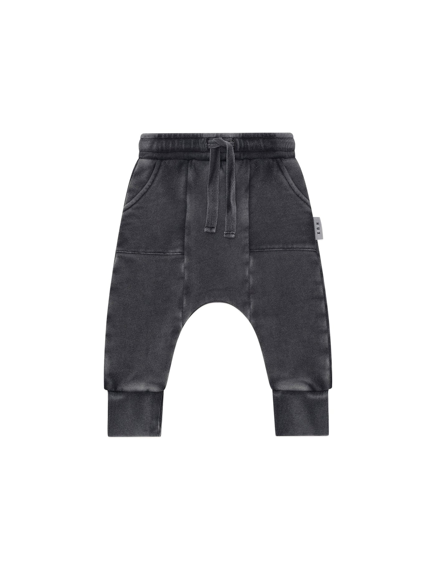 Huxbaby - Washed Black Drop Crotch Pant - HB6018W25 Pants Huxbaby 