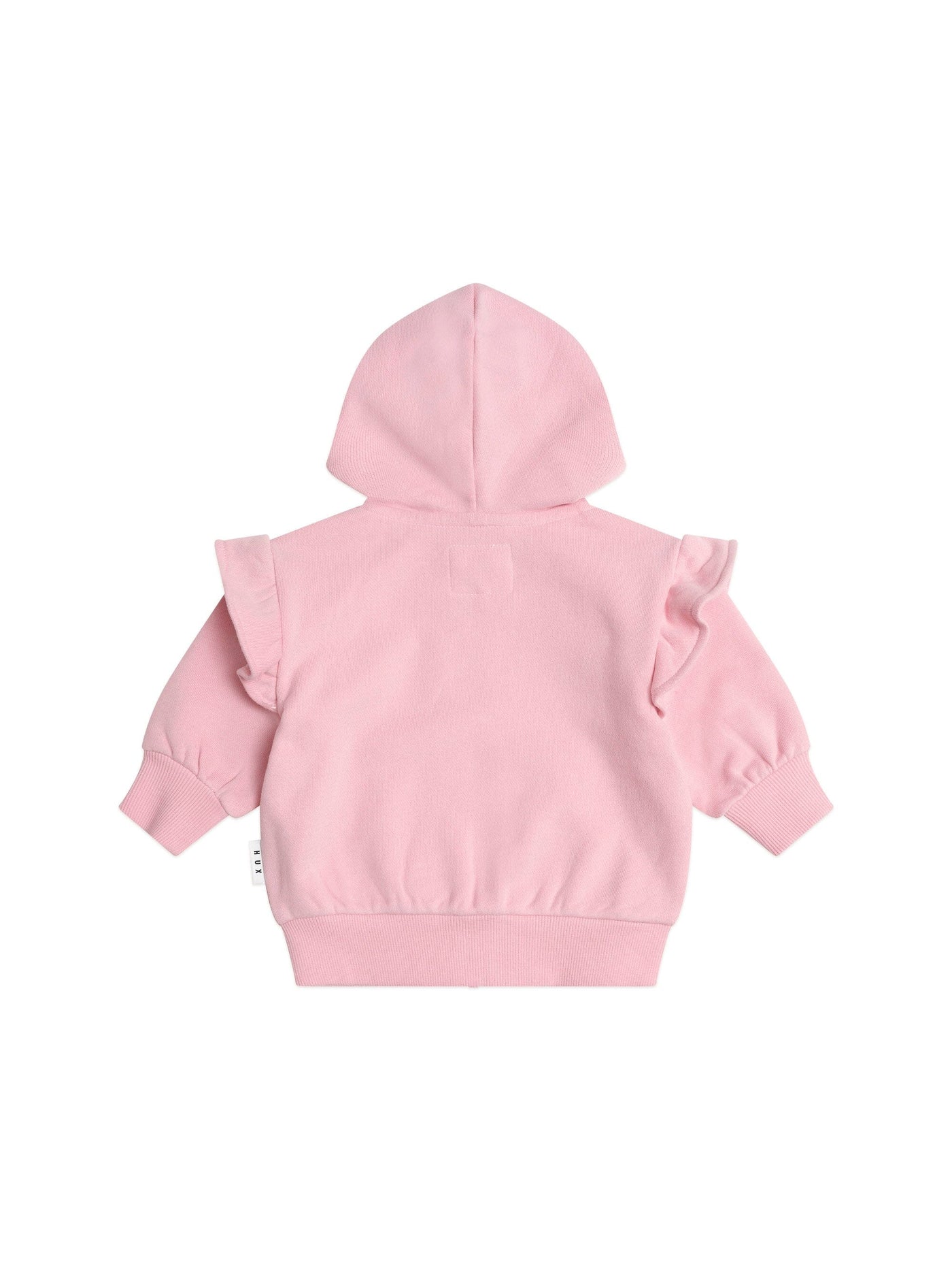 Huxbaby - Zip Up Frill Hoodie Apricot - HB3368S25 Hoodie Huxbaby 