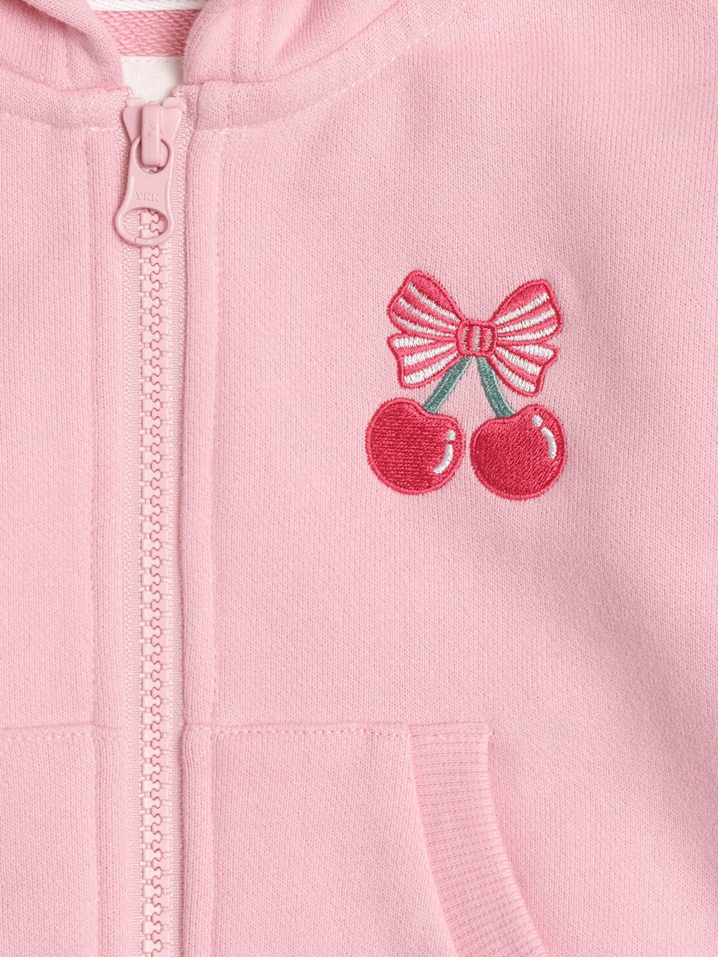 Huxbaby - Zip Up Frill Hoodie Apricot - HB3368S25 Hoodie Huxbaby 