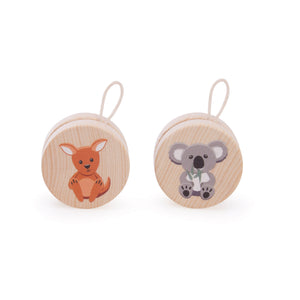 IS Gifts - Aussie Animals Wooden Yo-Yo