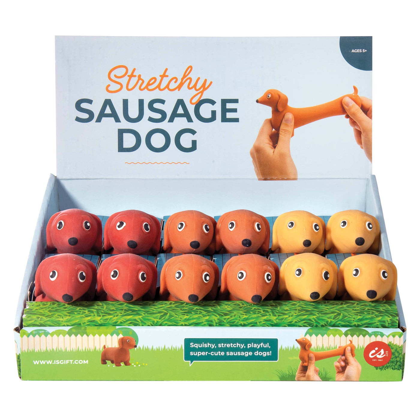 IS Gifts - Stretchy Sausage Dog Toy IS Gifts 