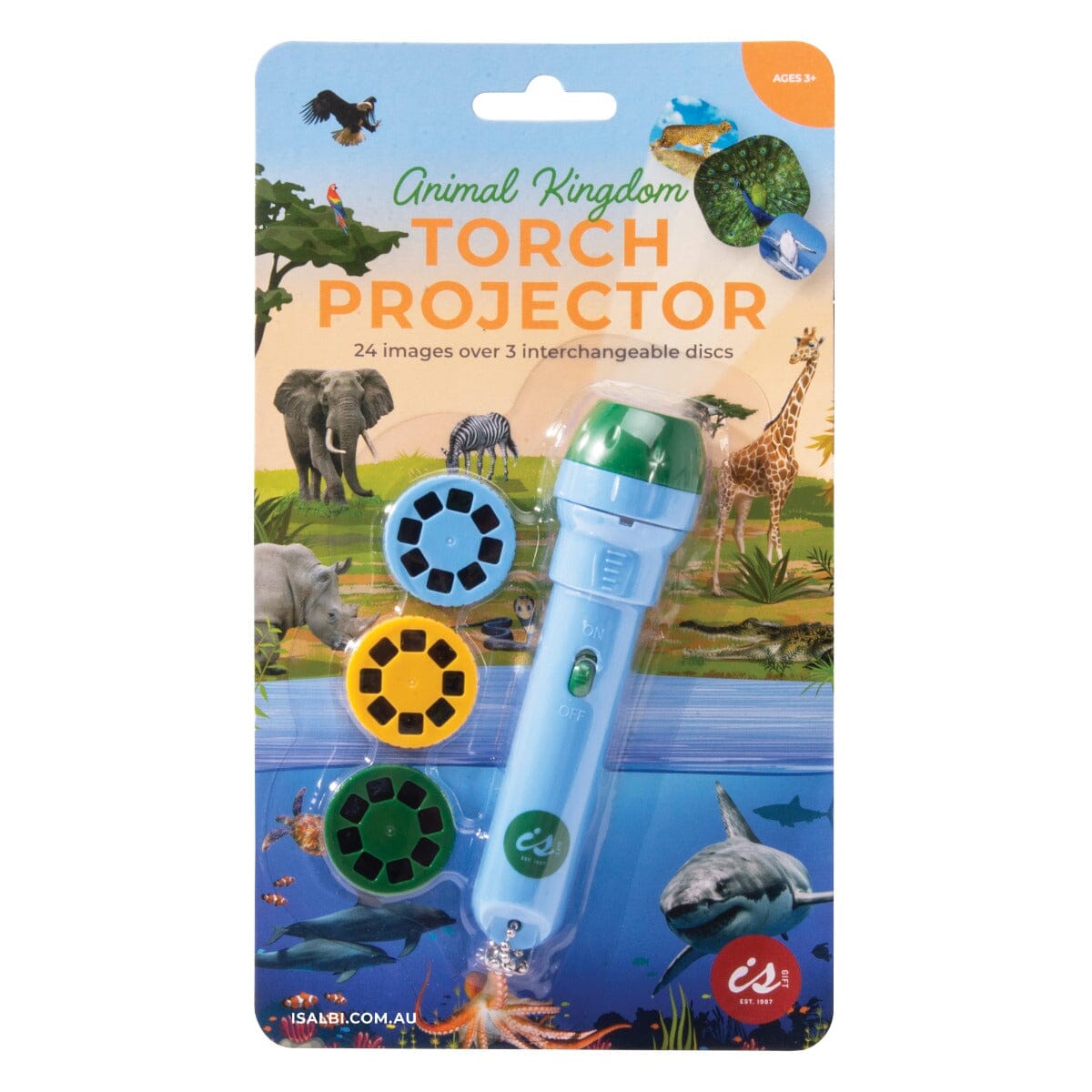 IS Gifts - Torch Projector | Animal Kingdom Blue Activity & Craft IS Gifts 