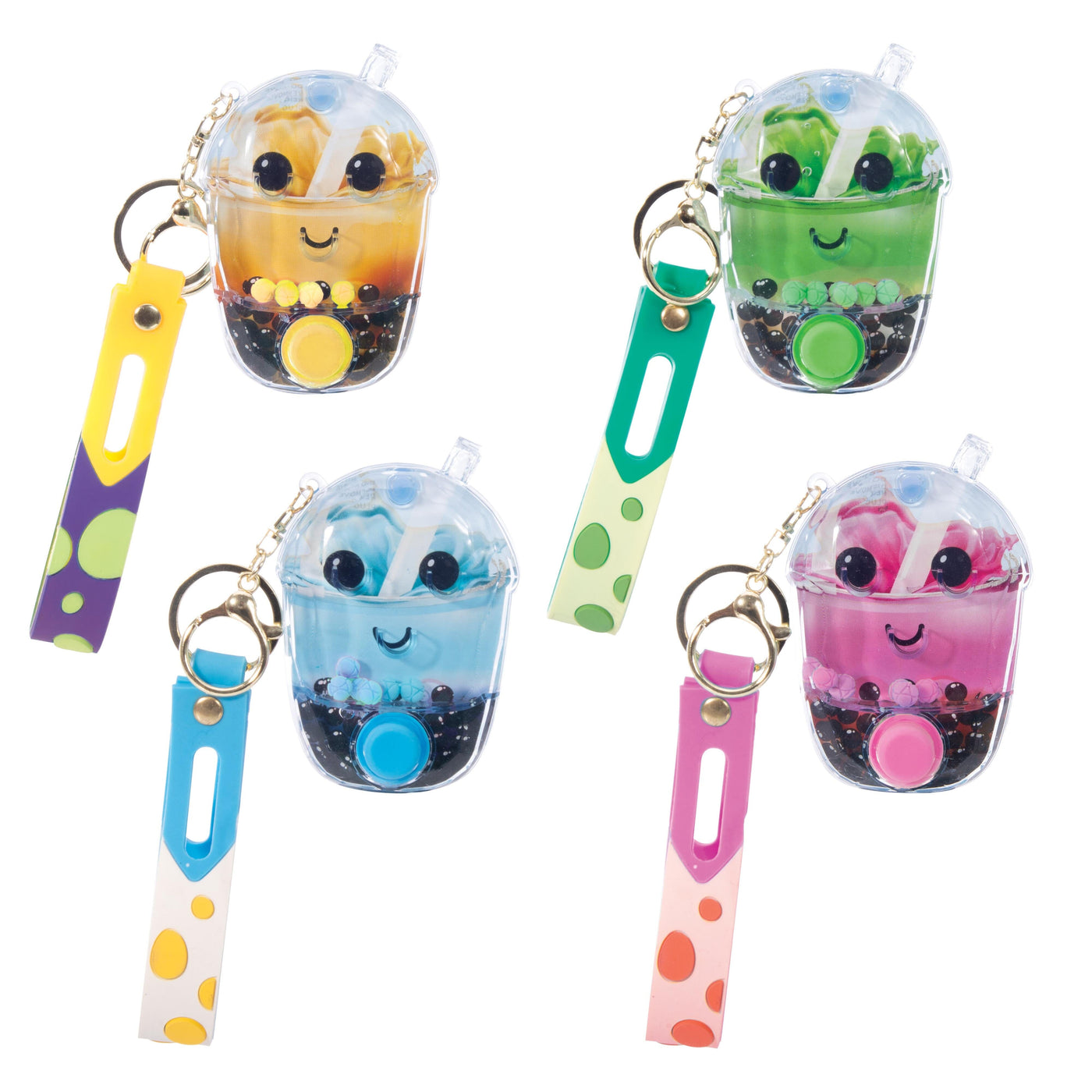 IS Gifts - Water Filled Games Keychain | Bubble Tea Activity & Craft IS Gifts 