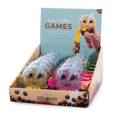 IS Gifts - Water Filled Games Keychain | Bubble Tea Games IS Gifts 