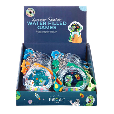 IS Gifts - Water Filled Games Keychain | Spaceman Activity & Craft IS Gifts 