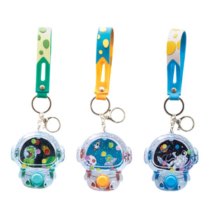 IS Gifts - Water Filled Games Keychain | Spaceman