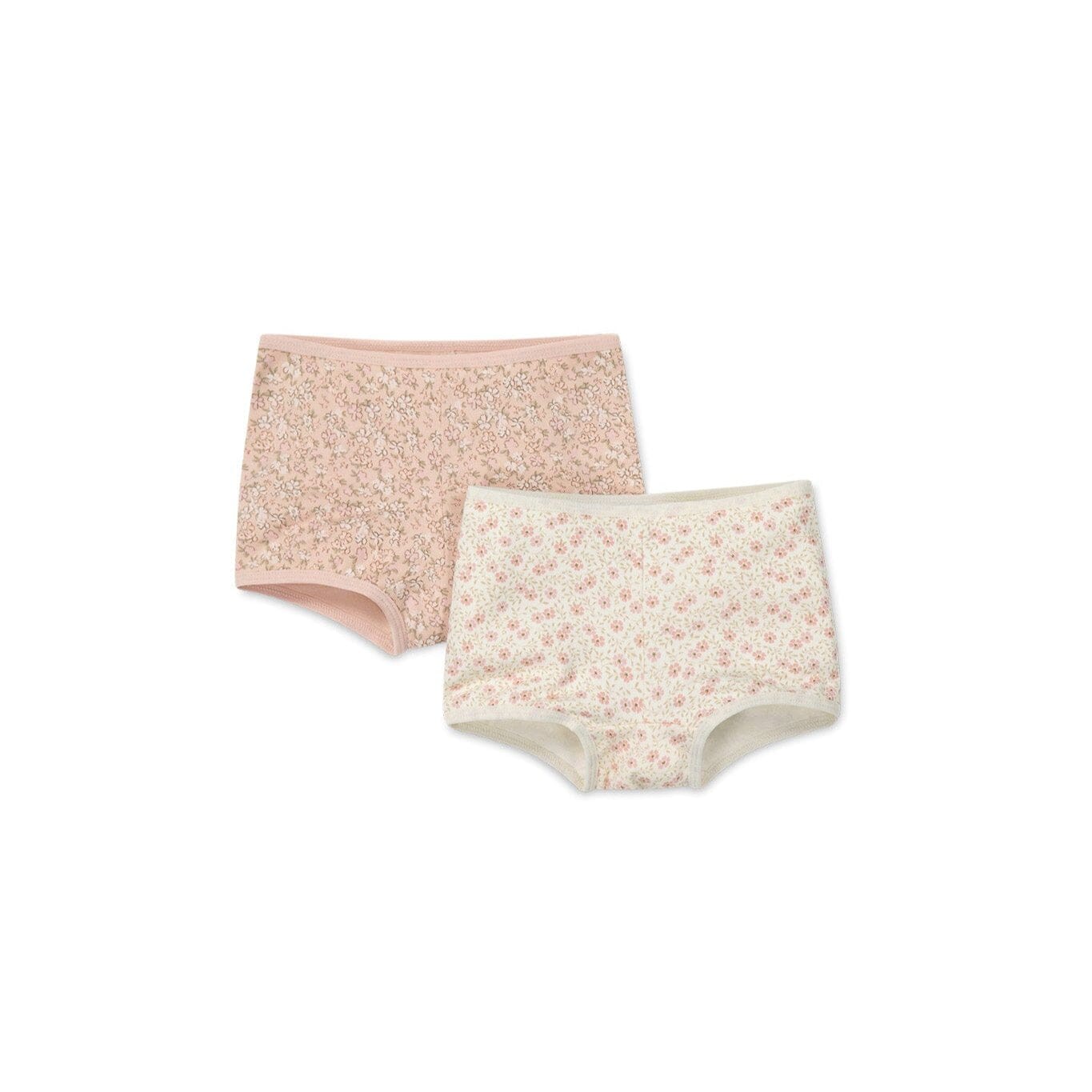 Jamie Kay 2PK Girls Shortie - Amber Rose/Emmy Egret - Organic Cotton Shorts Jamie Kay 