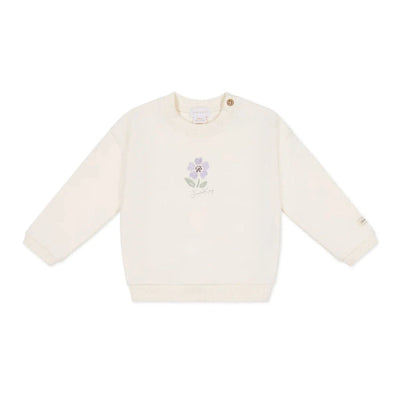 Jamie Kay Bobbie Sweatshirt - Parchment Lola - Organic Cotton Jumper Jamie Kay 