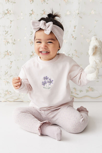 Jamie Kay Bobbie Sweatshirt - Rosewater - Organic Cotton Jumper Jamie Kay 