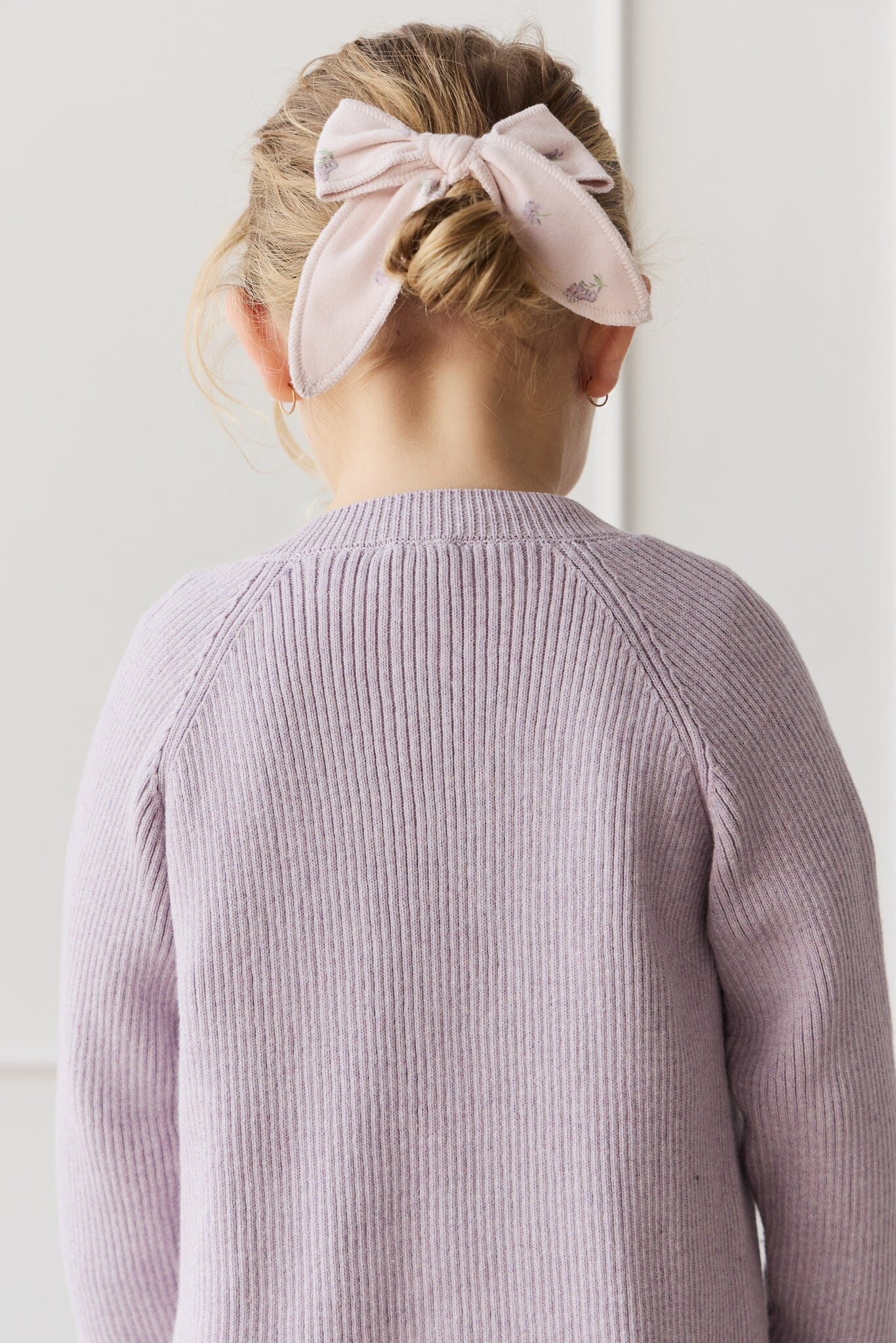 Jamie Kay Bow - Meredith Violet - Organic Cotton Hair Bow Jamie Kay 