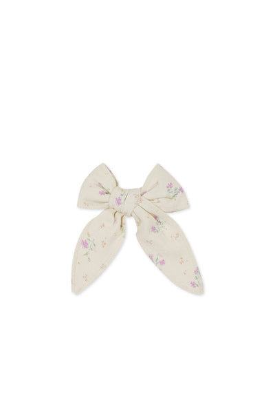 Jamie Kay Bow - Thelma Orchid - Organic Cotton Hair Bows Jamie Kay 