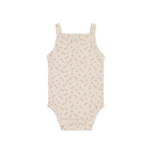 Jamie Kay Bridget Singlet Bodysuit - Emmy Egret - Organic Cotton