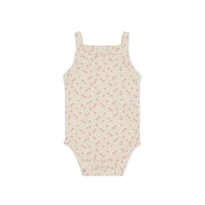 Jamie Kay Bridget Singlet Bodysuit - Emmy Egret - Organic Cotton Bodysuit Jamie Kay 