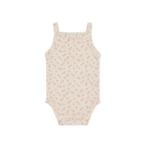 Jamie Kay Bridget Singlet Bodysuit - Emmy Egret - Organic Cotton