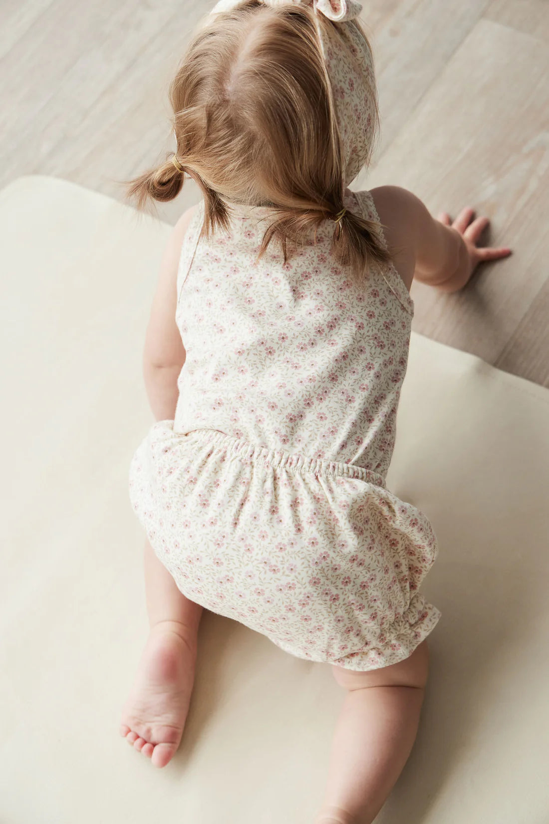 Jamie Kay Bridget Singlet Bodysuit - Emmy Egret - Organic Cotton - PREORDER Bodysuit Jamie Kay 