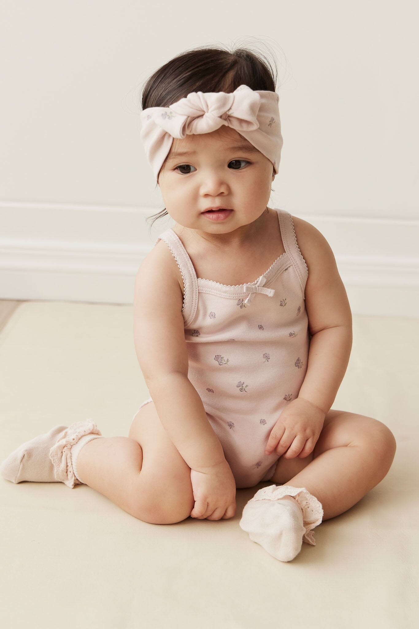 Jamie Kay Bridget Singlet Bodysuit - Meredith Violet - Organic Cotton Bodysuit Jamie Kay 