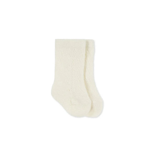 Jamie Kay Cable Weave Knee High Sock - Plaster