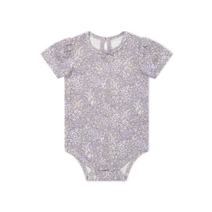 Jamie Kay Cap Sleeve Bodysuit - April Lilac - Organic Cotton