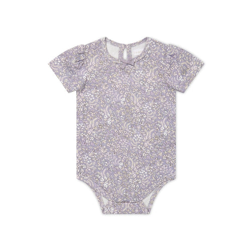 Jamie Kay Cap Sleeve Bodysuit - April Lilac - Organic Cotton