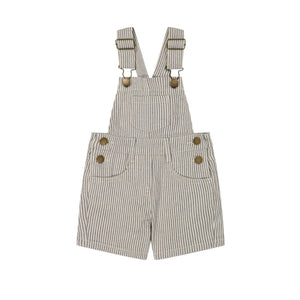 Jamie Kay Casey Cord Short Overall - Smoke/Egret