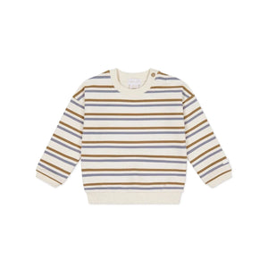 Jamie Kay Damien Sweatshirt - Hudson Stripe Tiger - Organic Cotton