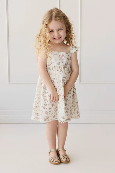 Jamie Kay Elodie Dress - Selena Blush - Organic Cotton Sleeveless Dress Jamie Kay 