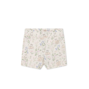 Jamie Kay Everyday Bike Short - Moons Garden Lavender - Organic Cotton