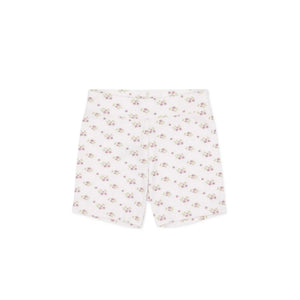 Jamie Kay Everyday Bike Short | Rose Floral Pink - Organic Cotton