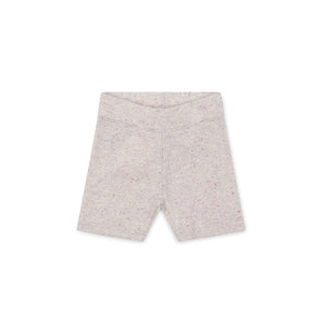 Jamie Kay Fine Rib Elisa Bike Short - Lavender Fleck - Organic Cotton