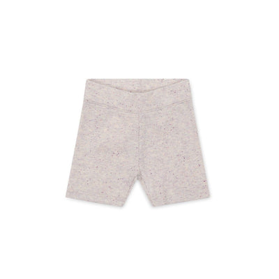 Jamie Kay Fine Rib Elisa Bike Short - Lavender Fleck - Organic Cotton Bike Shorts Jamie Kay 