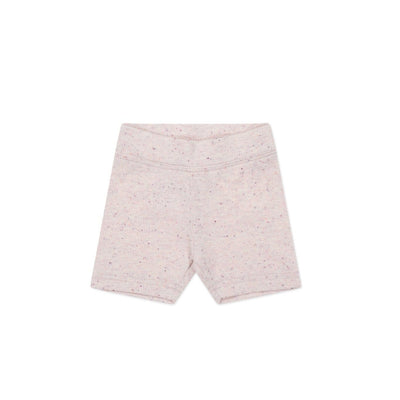 Jamie Kay Fine Rib Elisa Bike Short - Tulip Fleck - Organic Cotton Bike Shorts Jamie Kay 