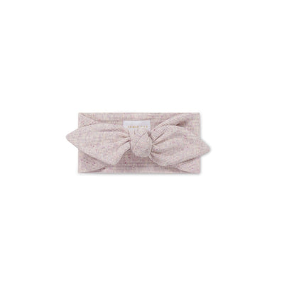 Jamie Kay Fine Rib Lilian Headband - Lavender Fleck - Organic Cotton Headband Jamie Kay 