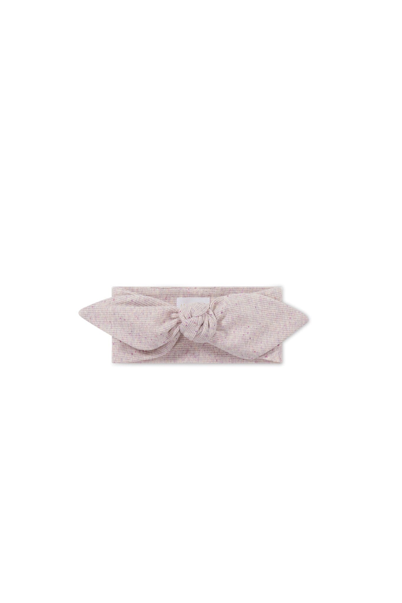 Jamie Kay Fine Rib Lilian Headband - Lavender Fleck - Organic Cotton Headband Jamie Kay 