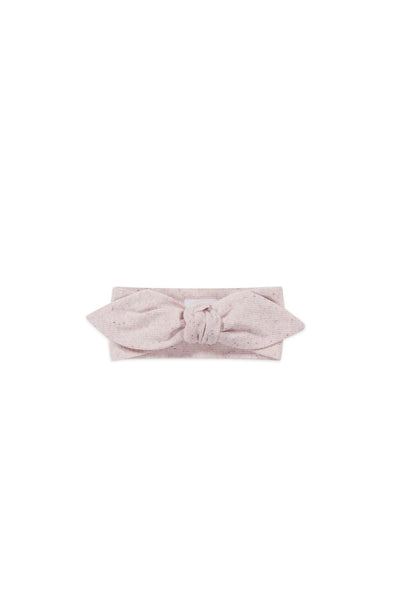 Jamie Kay Fine Rib Lilian Headband - Tulip Fleck - Organic Cotton Headband Jamie Kay 