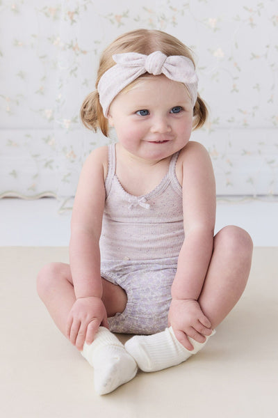 Jamie Kay Frill Bloomer - Chloe Lavender - Organic Cotton Bloomers Jamie Kay 