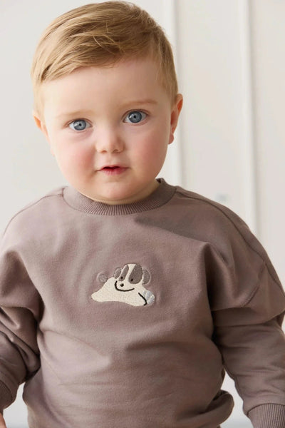 Jamie Kay George Sweatshirt - Tweed Sasha Puppy - Organic Cotton Jumper Jamie Kay 