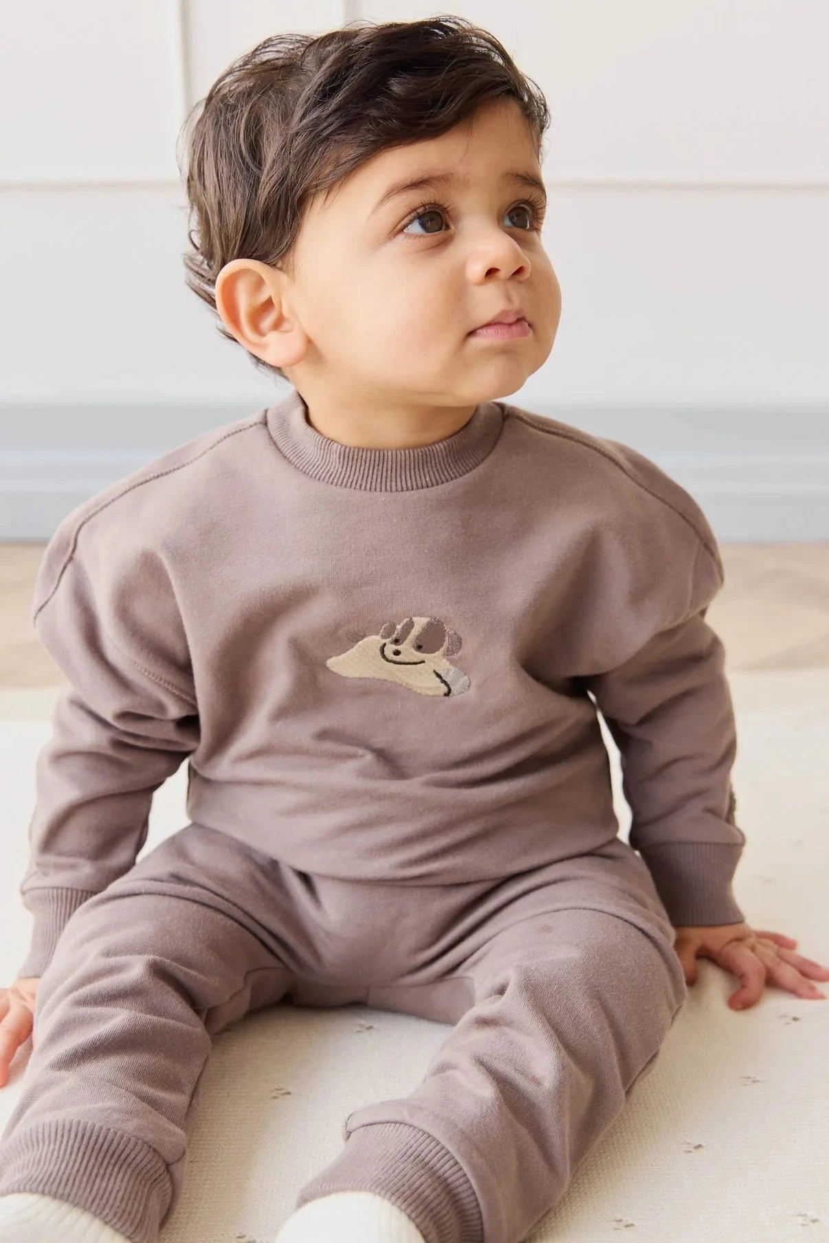 Jamie Kay George Sweatshirt - Tweed Sasha Puppy - Organic Cotton Jumper Jamie Kay 