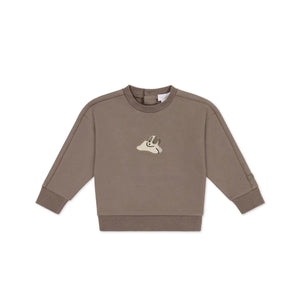 Jamie Kay George Sweatshirt - Tweed Sasha Puppy - Organic Cotton