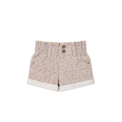 Jamie Kay Grace Cotton Twill Short - Chloe Lilac Shorts Jamie Kay 