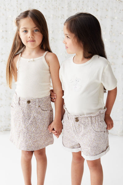 Jamie Kay Grace Cotton Twill Short - Chloe Lilac Shorts Jamie Kay 