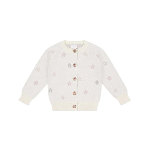 Jamie Kay Harper Cardigan | Fifi Egret Jacquard