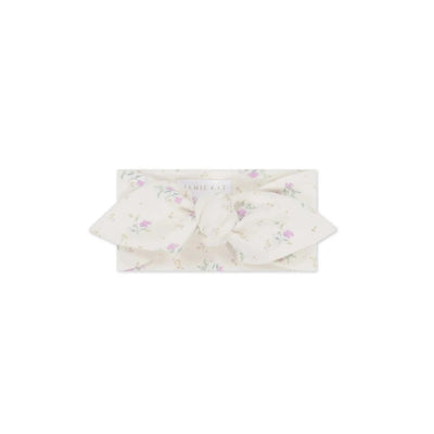 Jamie Kay Headband | Elodie Whisper White - Organic Cotton Headband Jamie Kay 