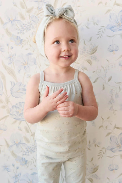 Jamie Kay Headband - Rose Floral Smoke - Organic Cotton Headband Jamie Kay 