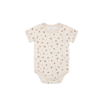 Jamie Kay Hudson Short Sleeve Bodysuit - Woodland Friends - Organic Cotton Bodysuit Jamie Kay 