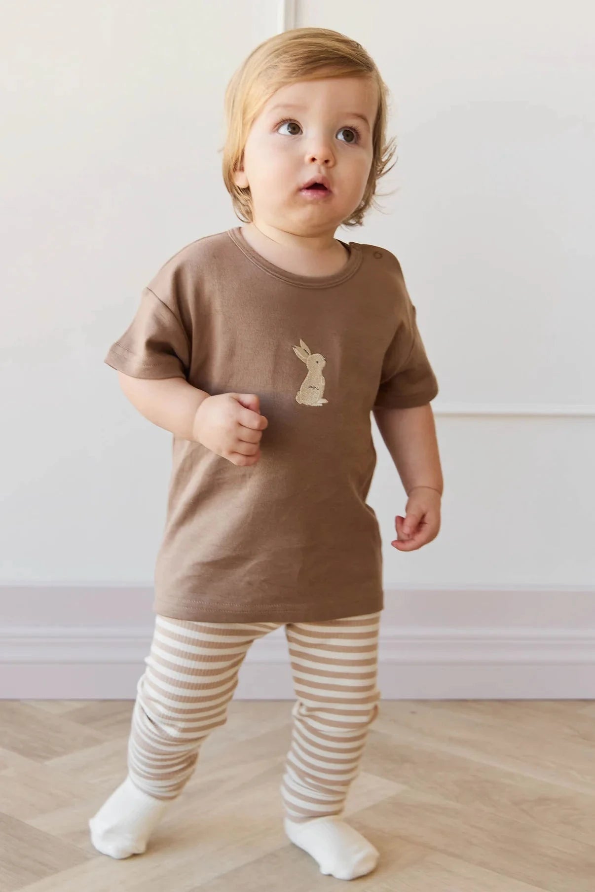 Jamie Kay Hunter Tee | Elk Garden Bunny - Pima Cotton Short Sleeve T-Shirt Jamie Kay 