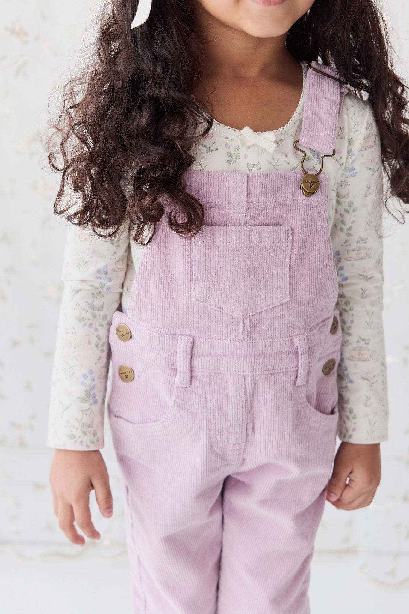 Jamie Kay Jordie Cord Overall - Lilac Blush Overalls Jamie Kay 