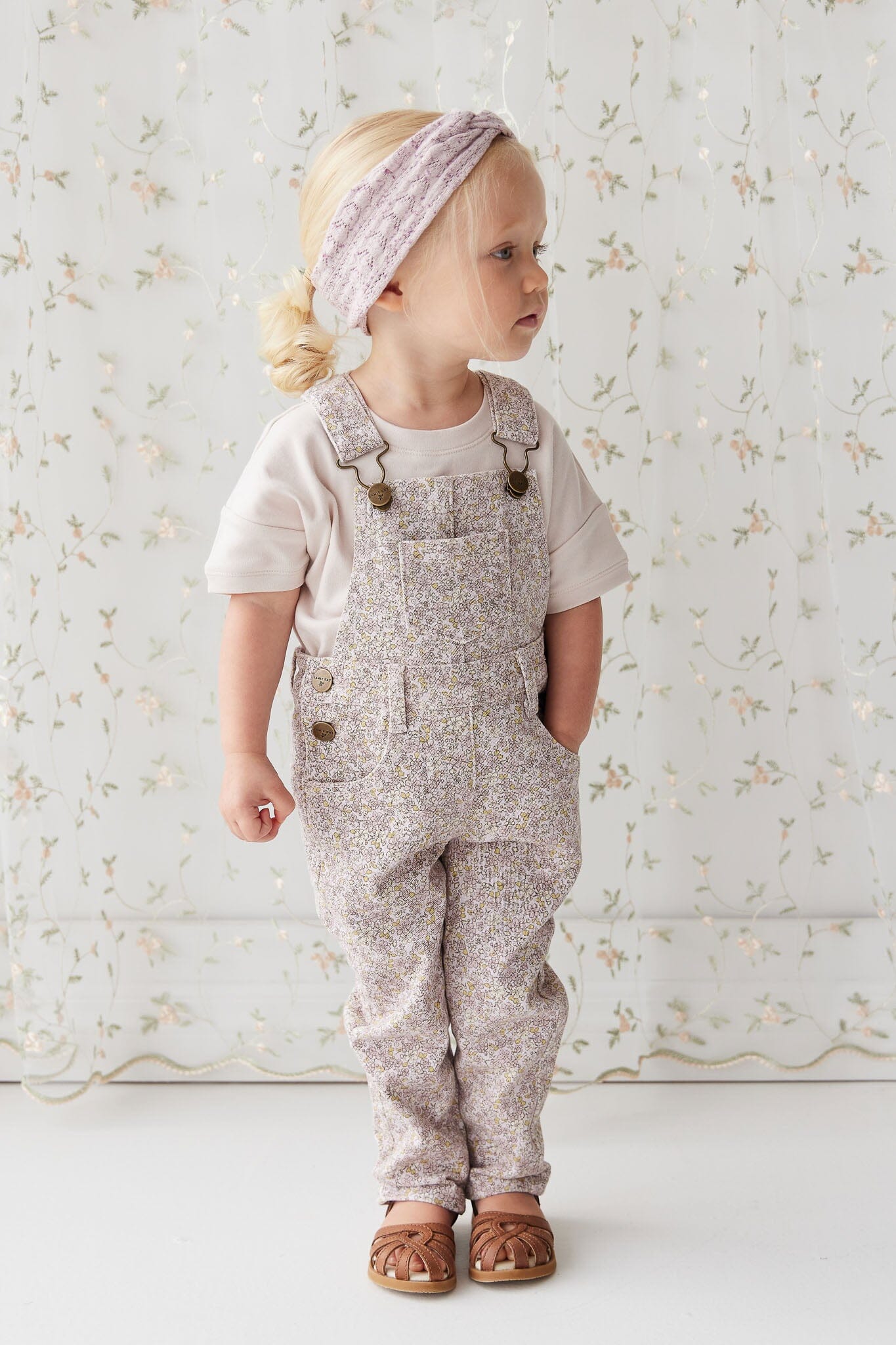 Jamie Kay Jordie Cotton Twill Overall - Chloe Lilac Overalls Jamie Kay 